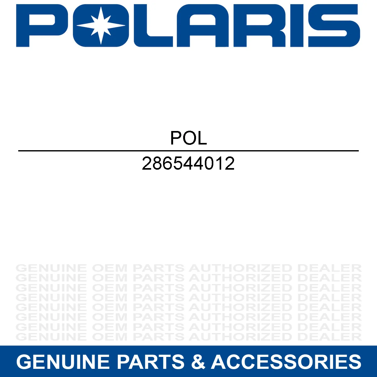 286544012 Polaris M POLARIS RACING TEE BLUE 2XL