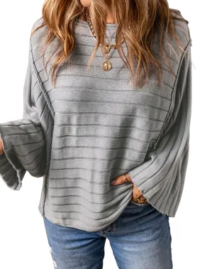 Casual Cropped Knit Sweater