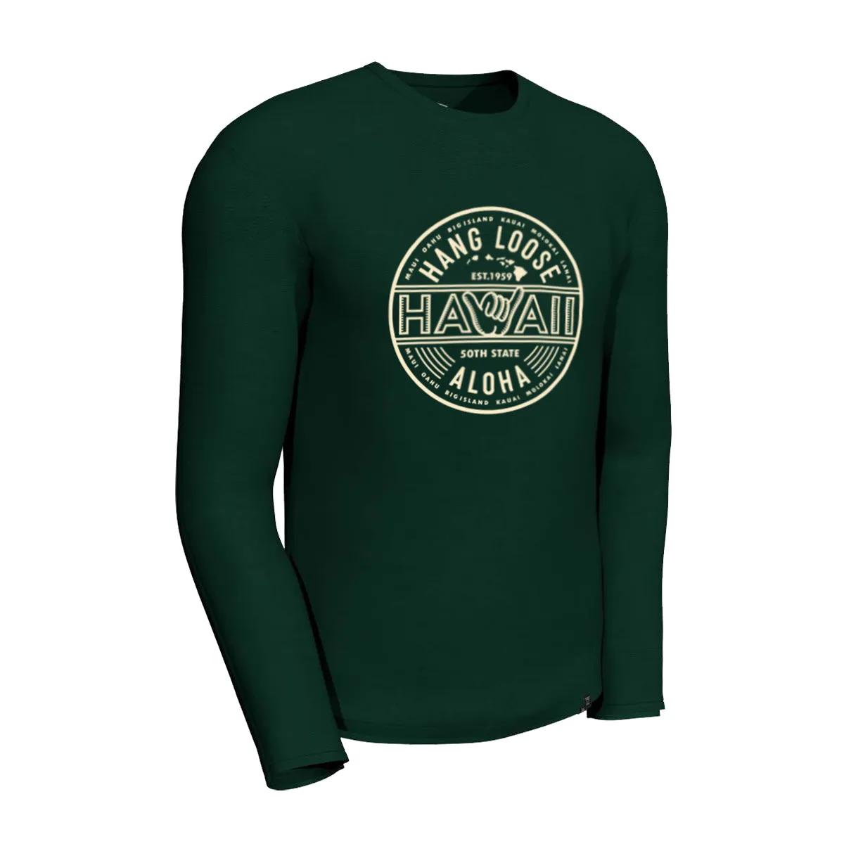 Cool Long Sleeve T-Shirt: SHAKA HAWAII