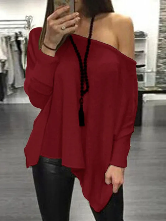 Custom Asymmetrical Long Sleeve Top