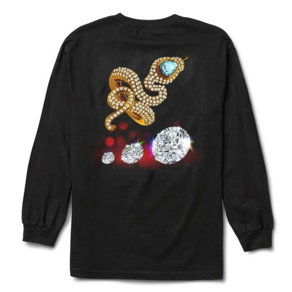 Diamond Supply Co Snake L/S T-shirt Black