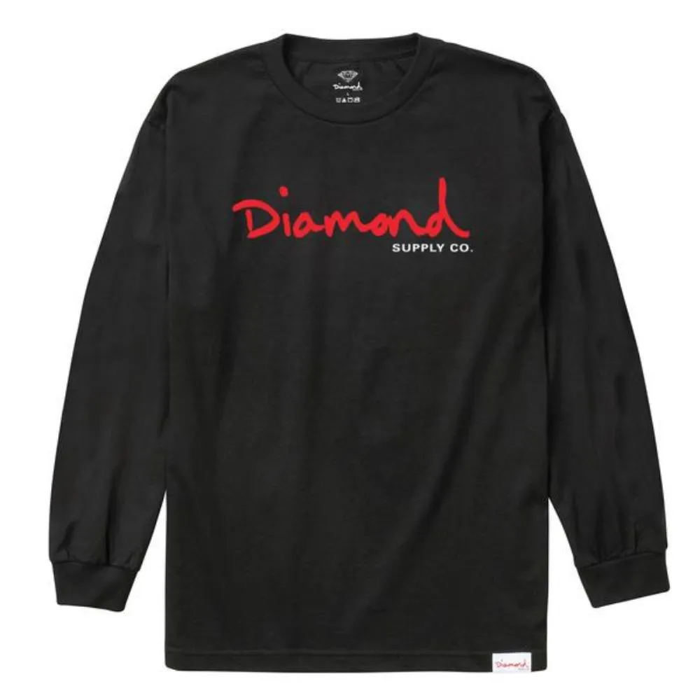 Diamond Supply Co Snake L/S T-shirt Black