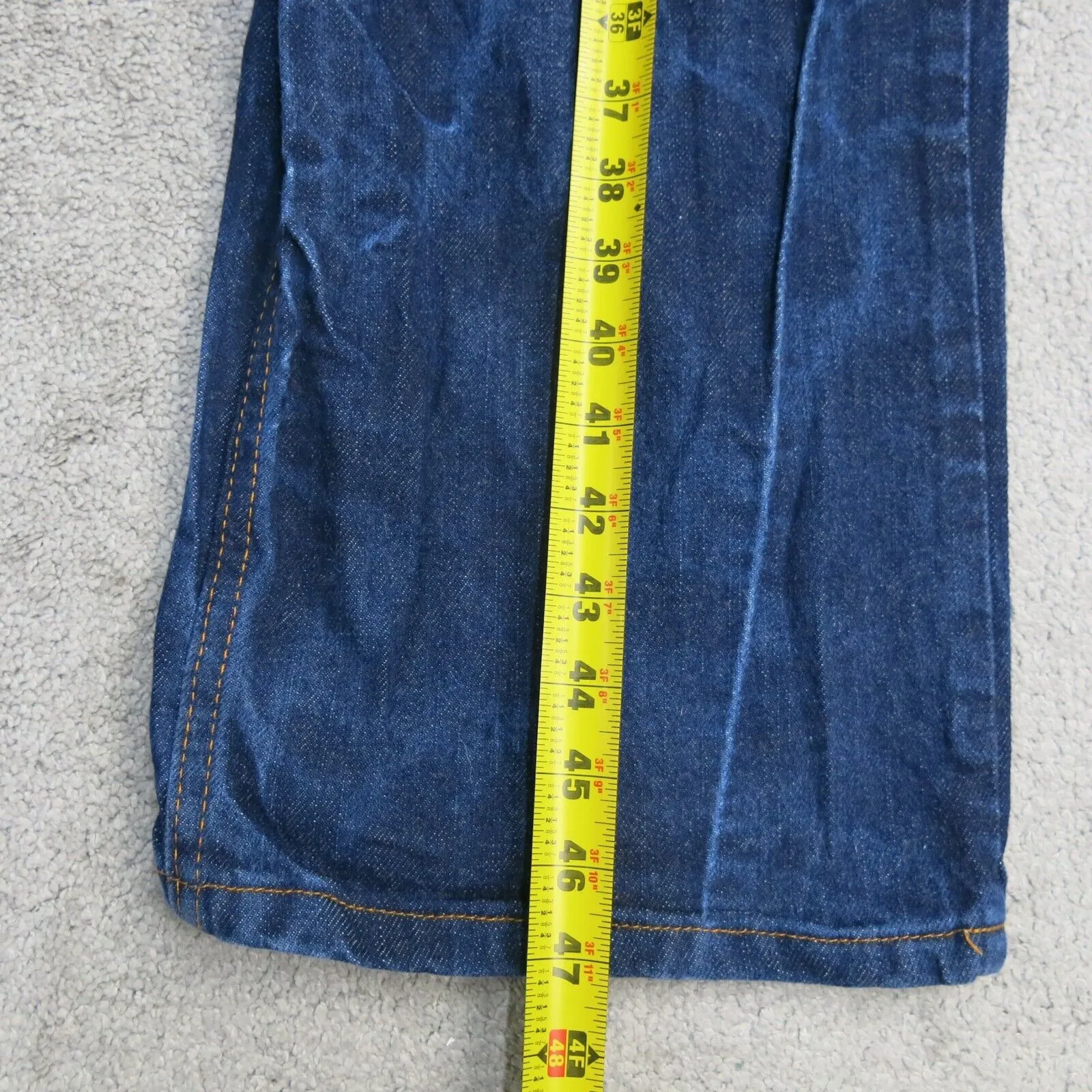 Dickies Jeans Mens 44X34 Blue 100% Cotton High Rise Denim Straight Leg Casual