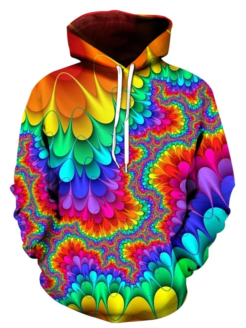 Fashion Mens Hoodies 3D Print Colorful Galaxy Pullover Sweatshirt Casual Oversized Hoodie For Men Women Sudaderas Para Hombres