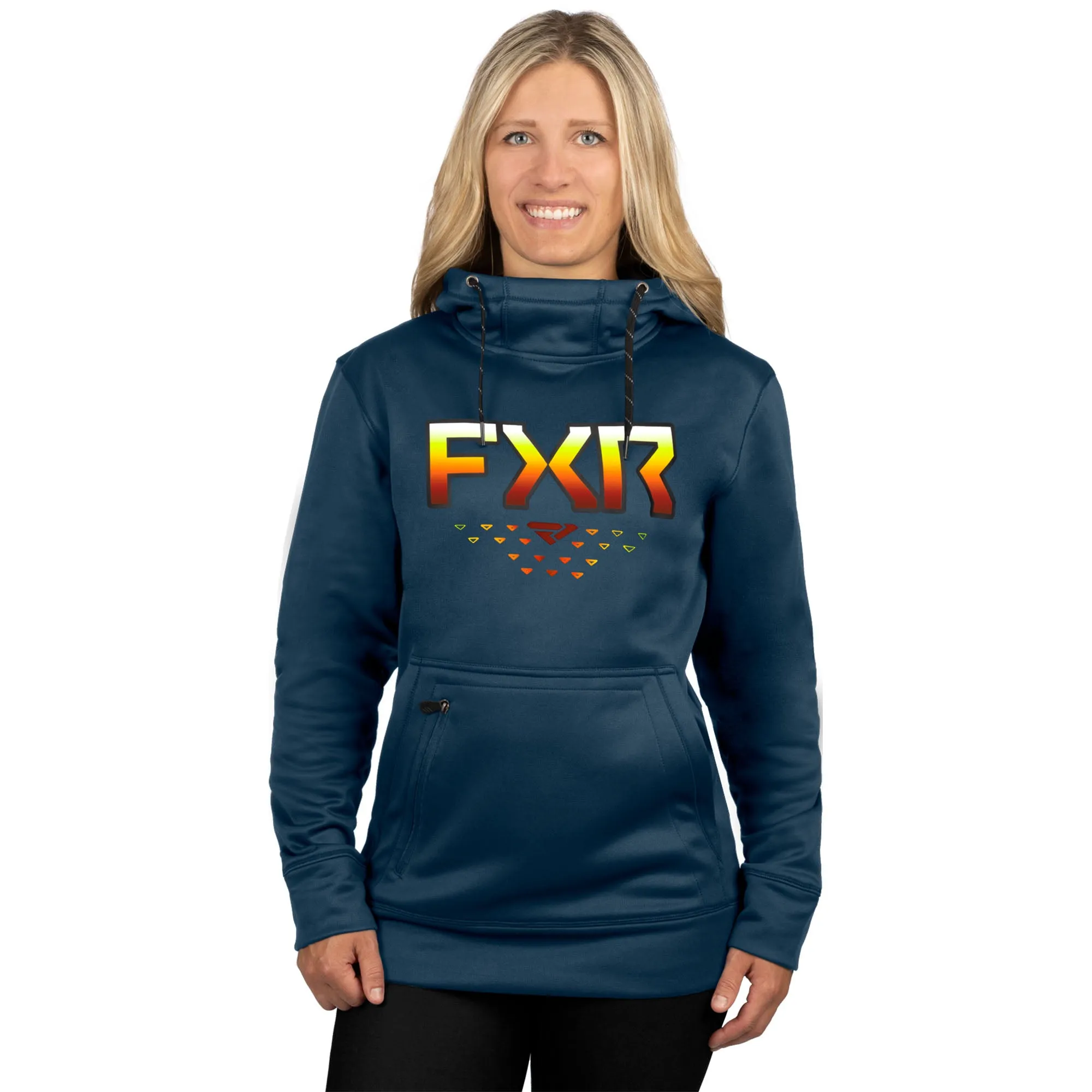 FXR Helium Tech Pullover Hoodie Slate/Inferno Blue