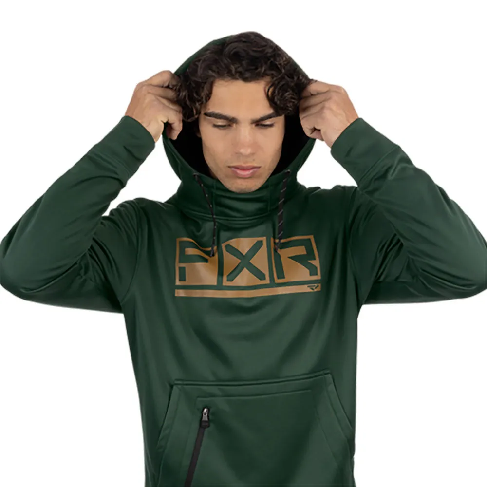 FXR Podium Tech Pullover Hoodie Forest/Copper Green