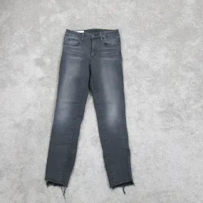 Gap Womens Universal Legging Denim Jeans Stretch Mid Rise Black Size 27/4 Reg