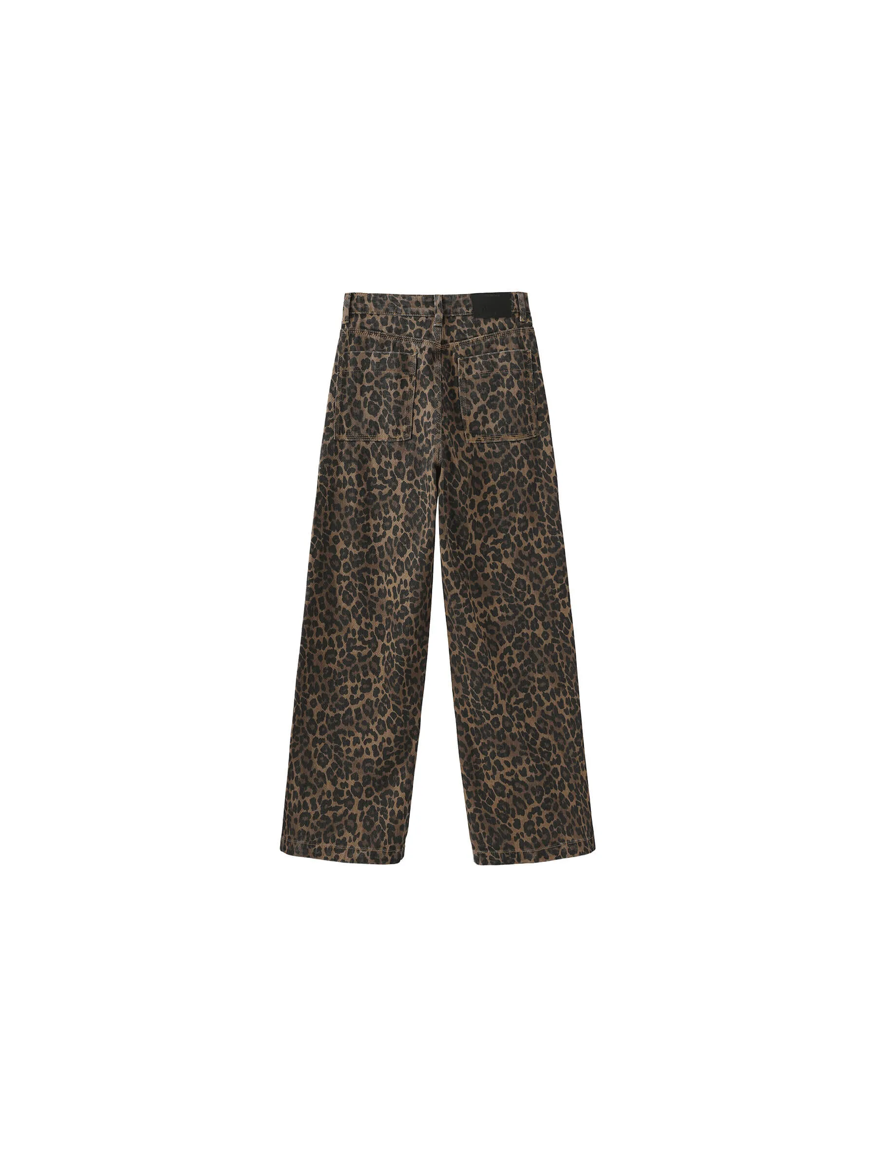 Leopard Wide Leg Denim Jeans(PRE-SALE_GET BY JAN 24th)