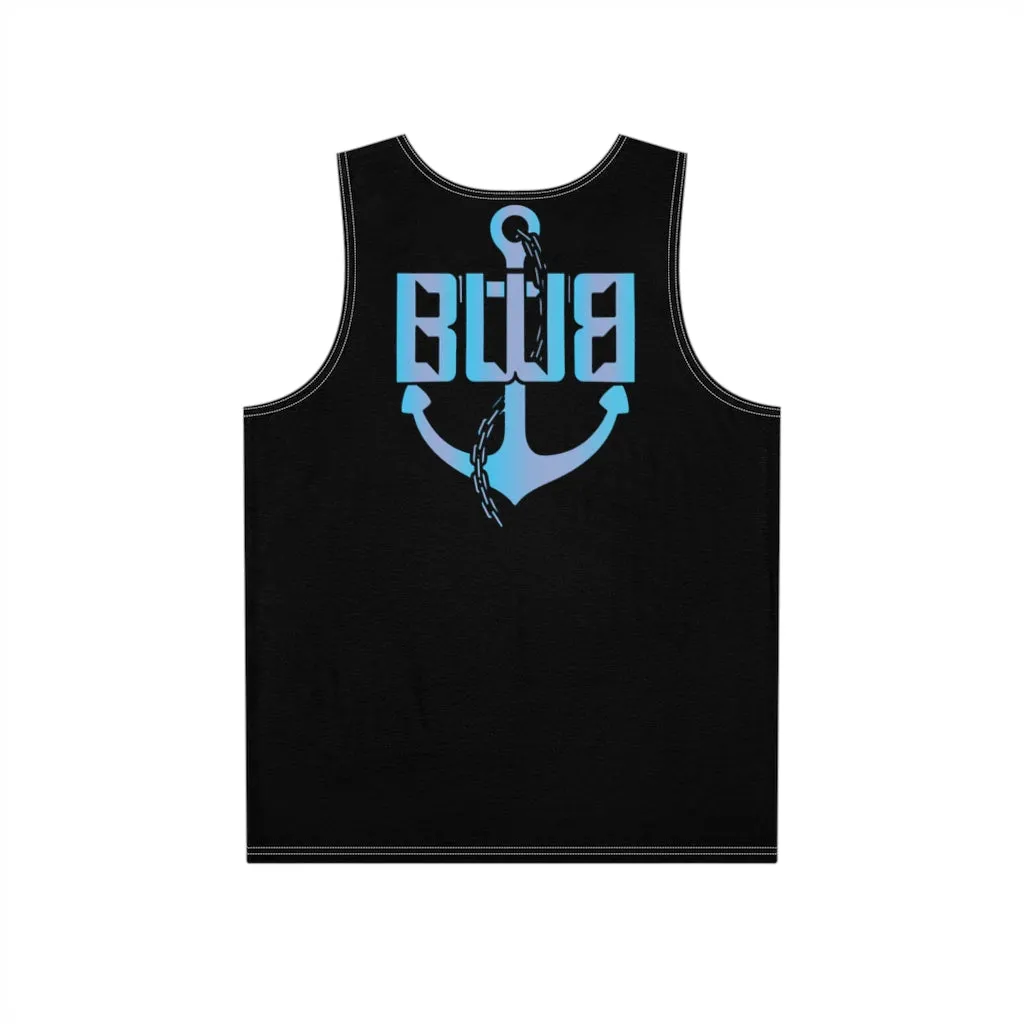 Men's Aqua logo Tank