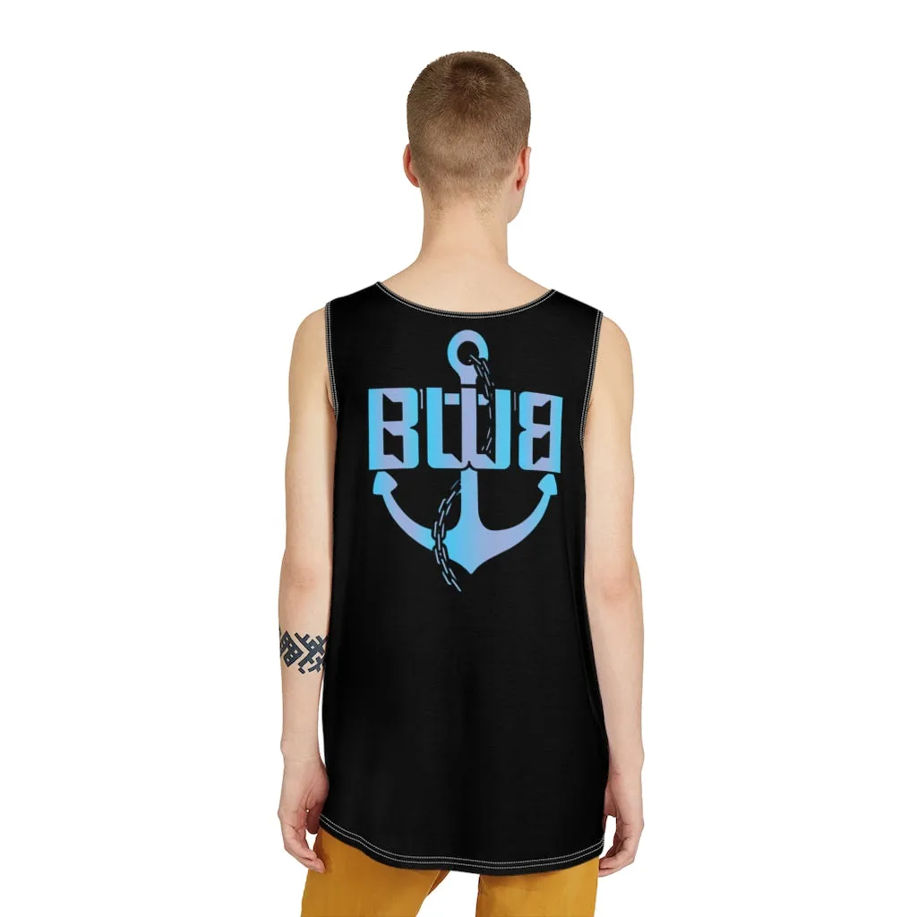 Men's Aqua logo Tank