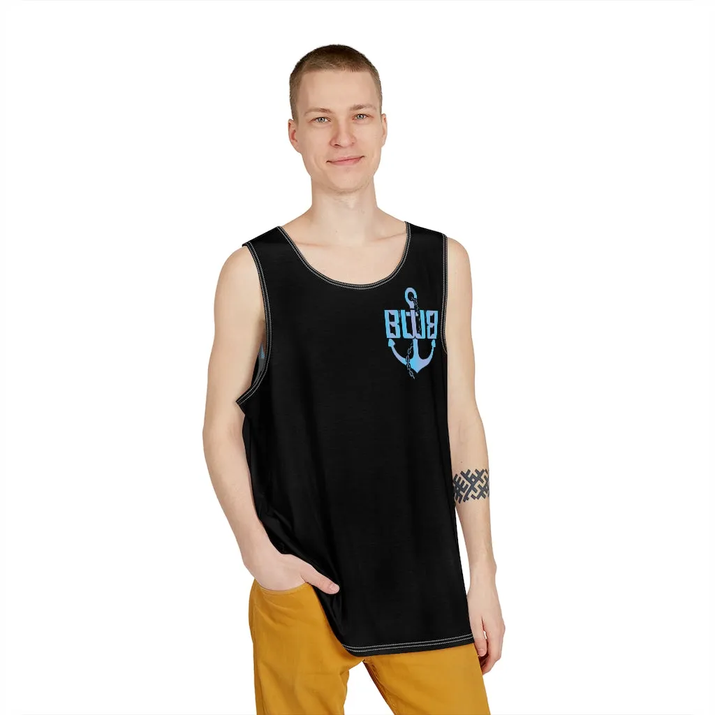 Men's Aqua logo Tank