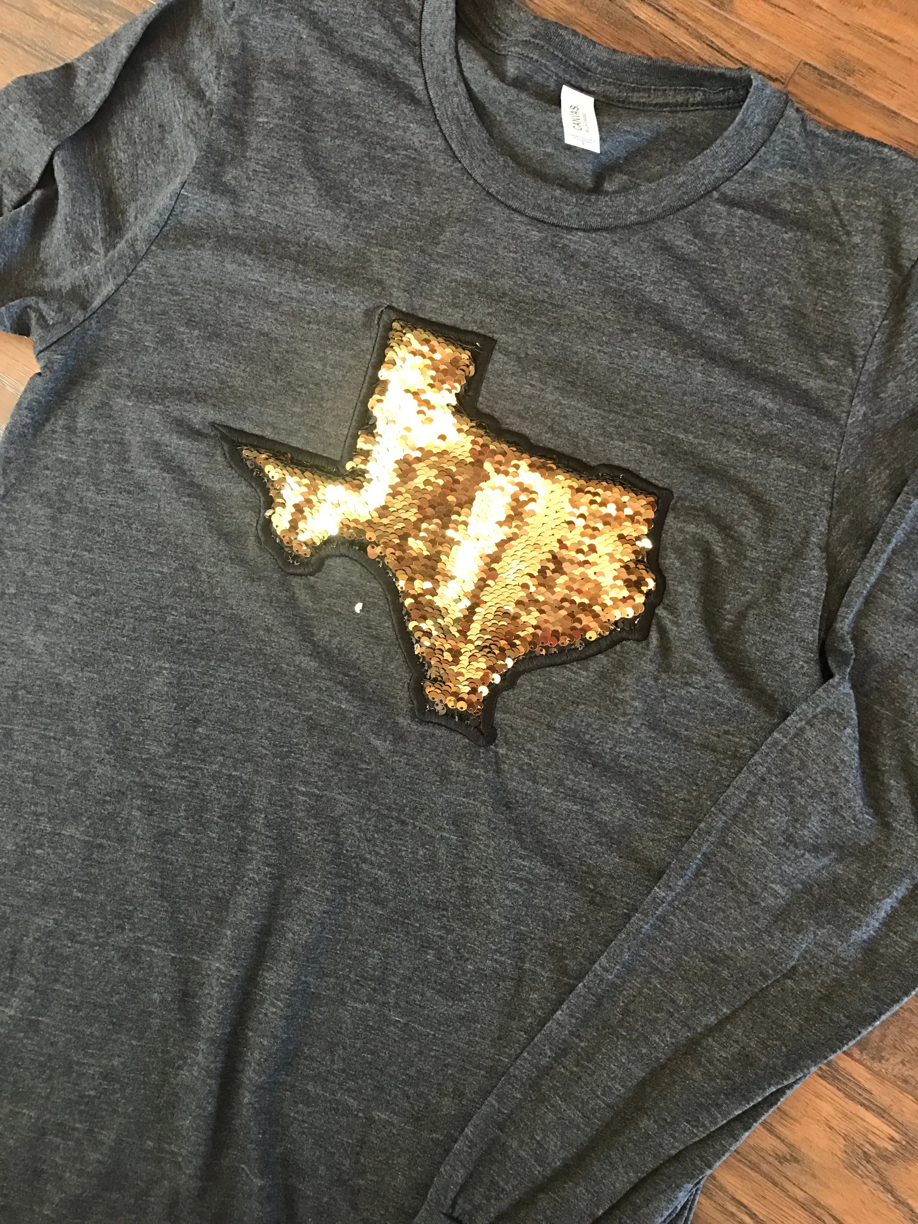 Mermaid Sequined State Shirt