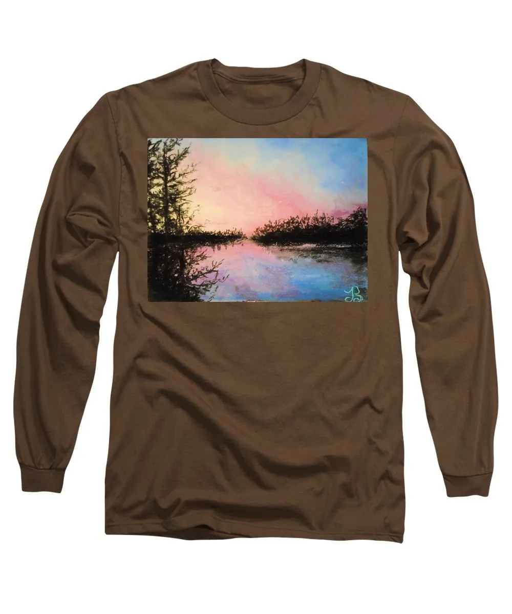 Night Streams in Sunset Dreams  - Long Sleeve T-Shirt