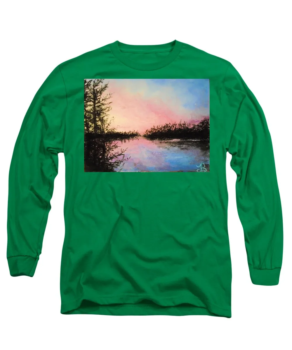 Night Streams in Sunset Dreams  - Long Sleeve T-Shirt