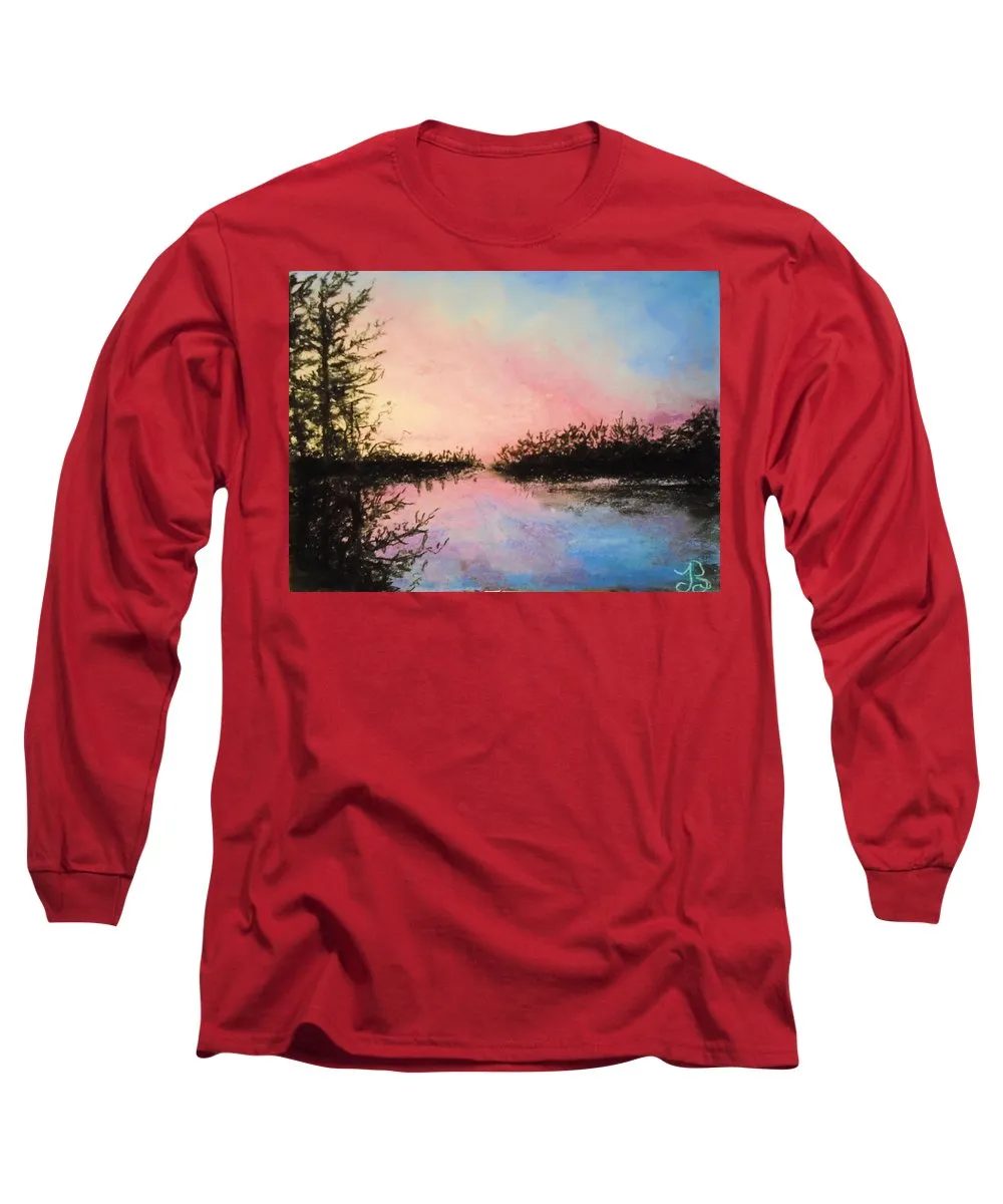 Night Streams in Sunset Dreams  - Long Sleeve T-Shirt