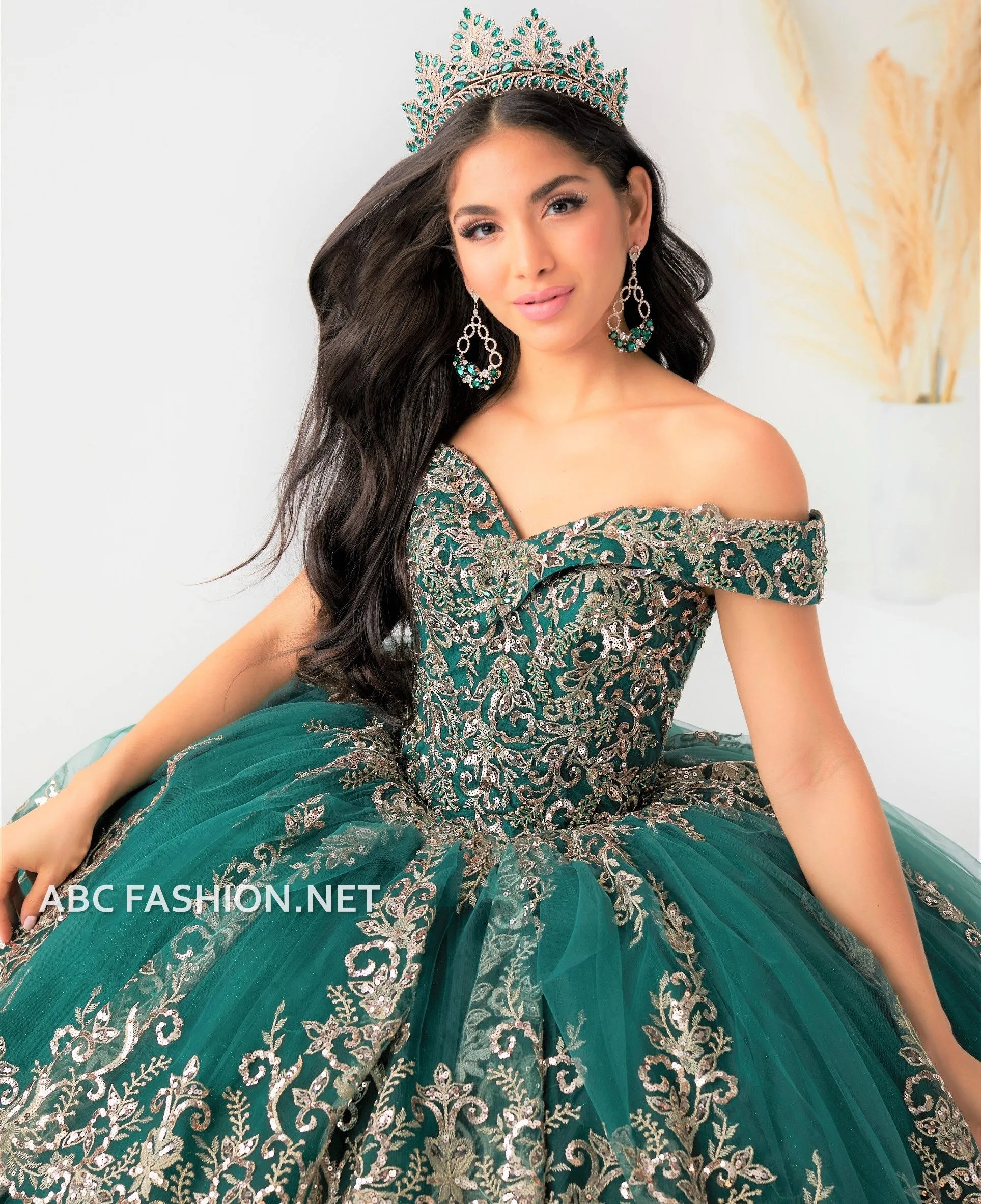 Off Shoulder Quinceanera Dress by House of Wu 26023