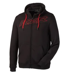 Polaris  Black Mens RZR Tech Hoodie Warm Fleece Lined Full Zip Sweatshirt