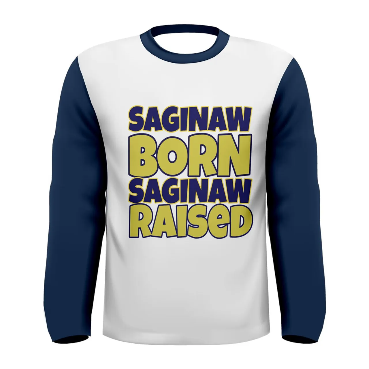 Saginaw Born & Raised Hillite Long Sleeve Tee