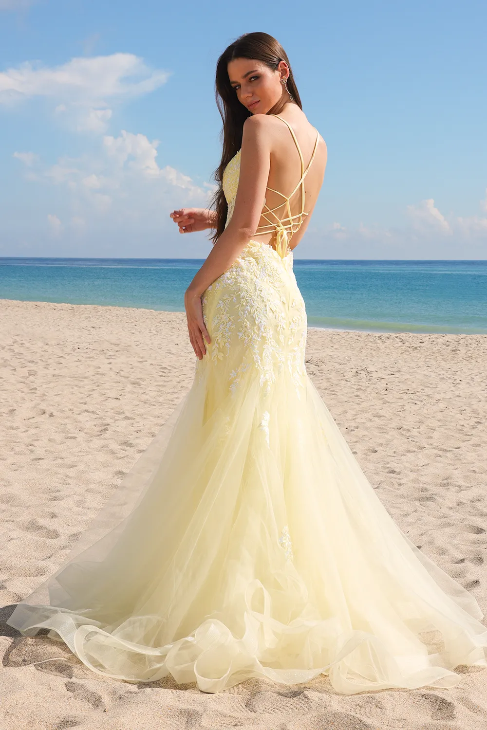 Sleeveless Mermaid Dress by Amelia Couture 2120