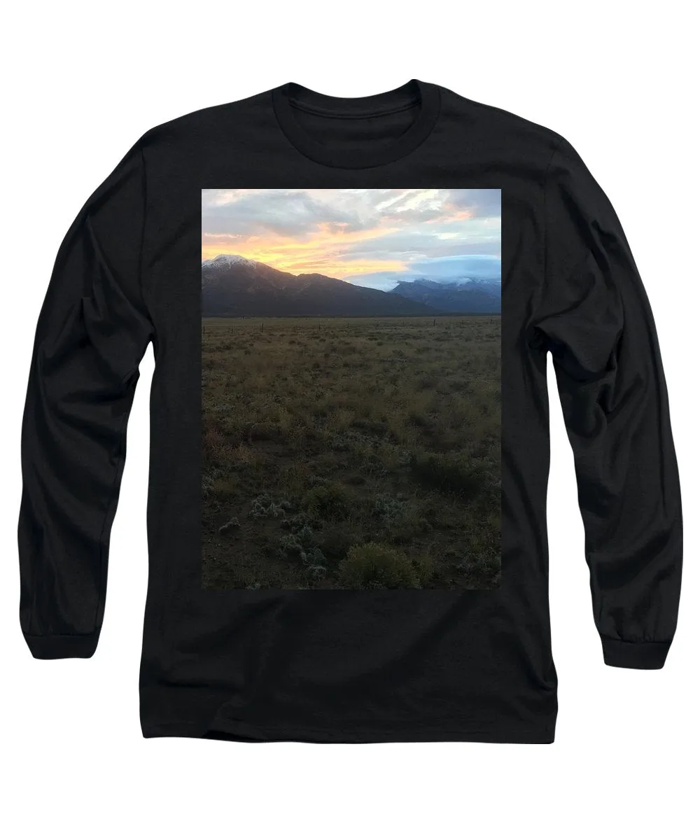 Snowy Morning Mists Crestone - Long Sleeve T-Shirt