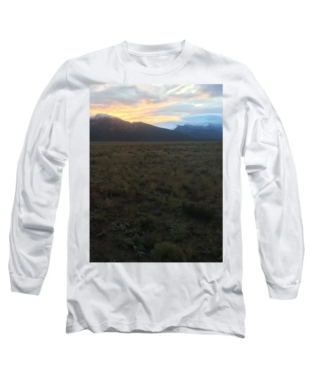 Snowy Morning Mists Crestone - Long Sleeve T-Shirt