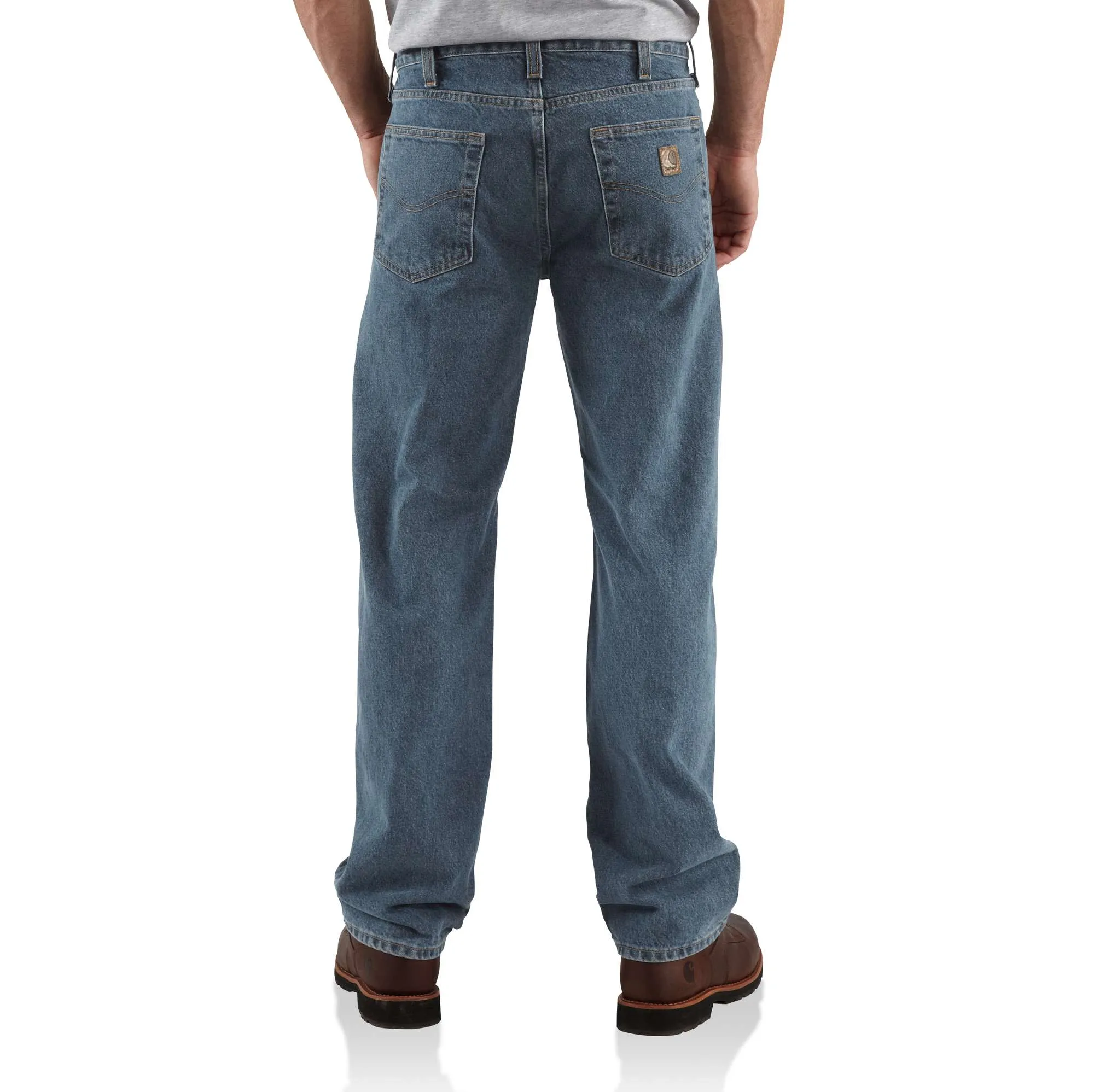 Straight/Traditional-Fit Straight-Leg Jean