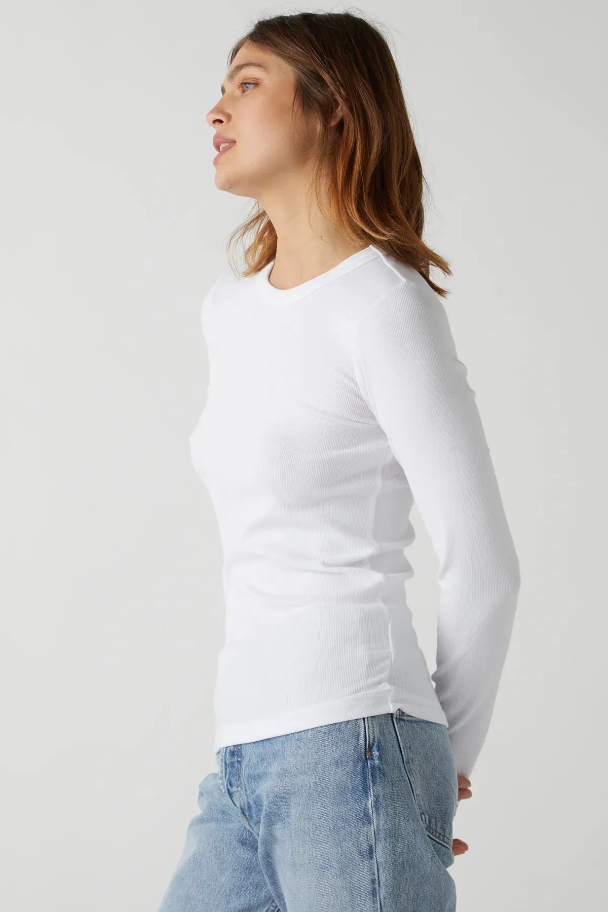 Velvet By Jenny Graham Camino L/S Crew Top, Multiple Options