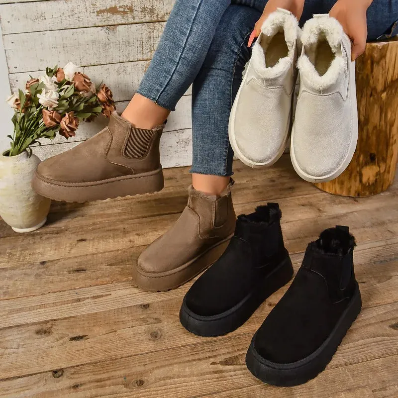 Wendy | Frostbound Warm Suede Boots