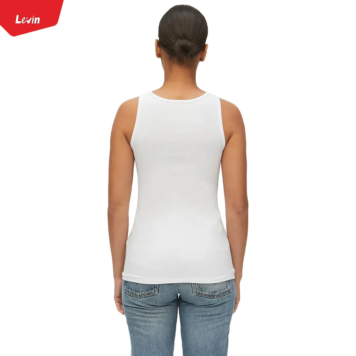 Women's Ribbed Stretch Cotton Tank Top